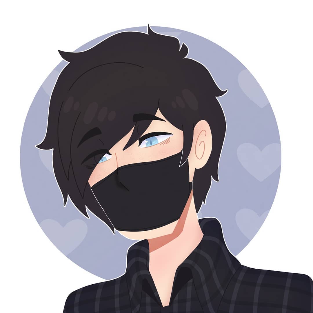Zane Aphmau maschera nera, Minecraft roleplay, 1080x1080 HD, Desktop