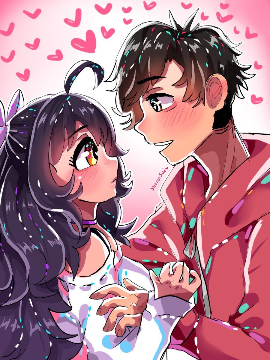 Aphmau e Zane con cuori, Minecraft roleplay, 900x1200 Full HD Verticale, iPhone