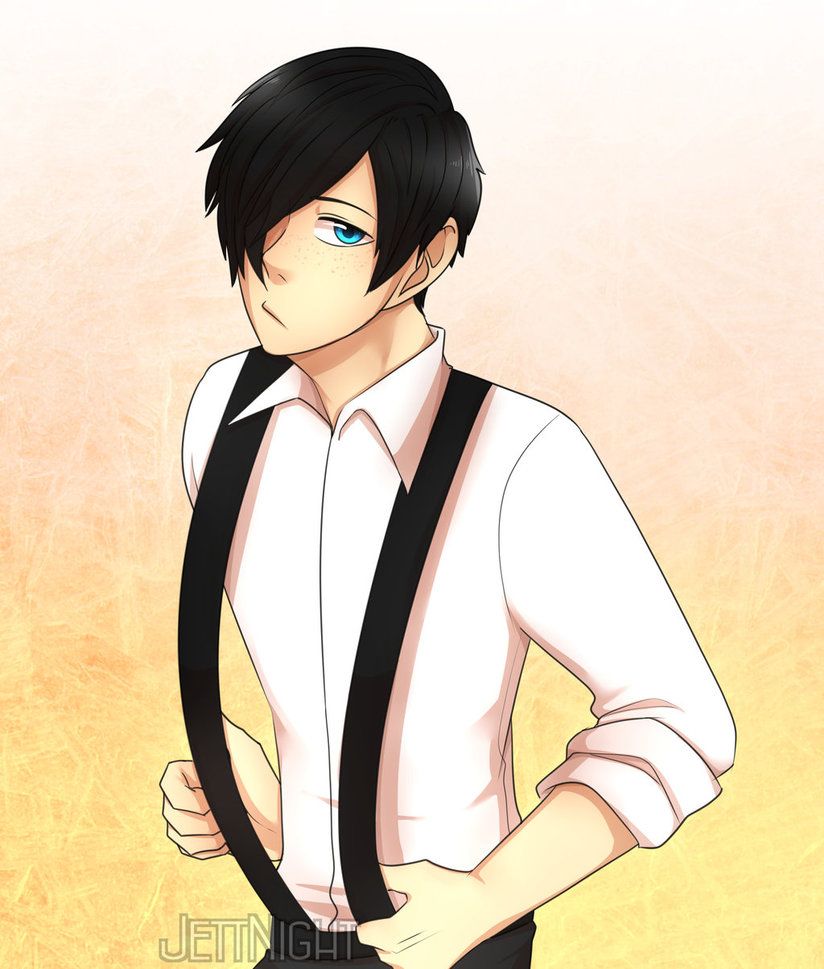 Ragazzo anime bretelle nere, 824x969 Verticale, OnePlus