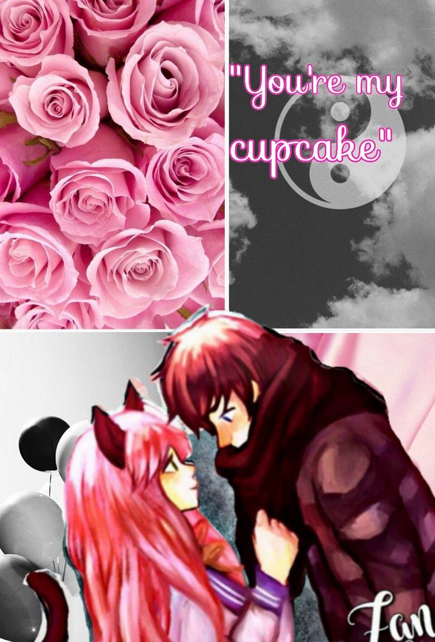 Aphmau e Zane, rose rosa, 868x1280 Verticale, Telefono