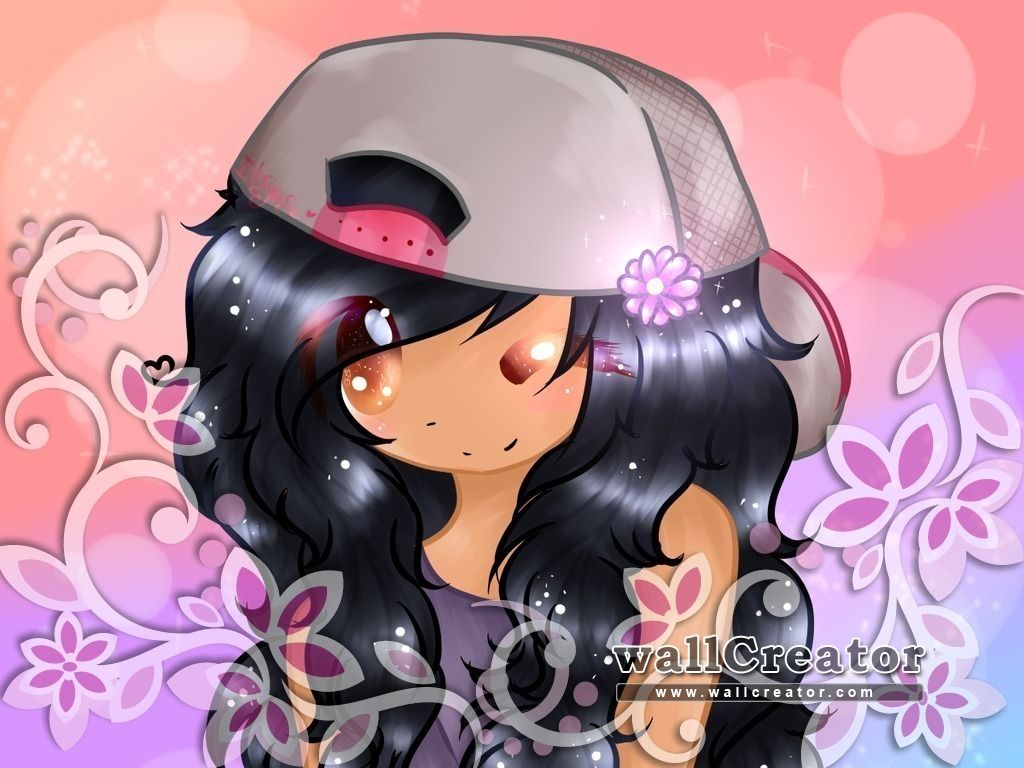 Aphmau con cappello, sfondo rosa, 1024x768 HD, PC