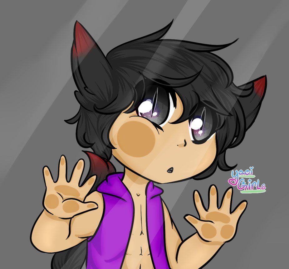 Aaron Aphmau fanart lupo, 926x863 HD, iMac