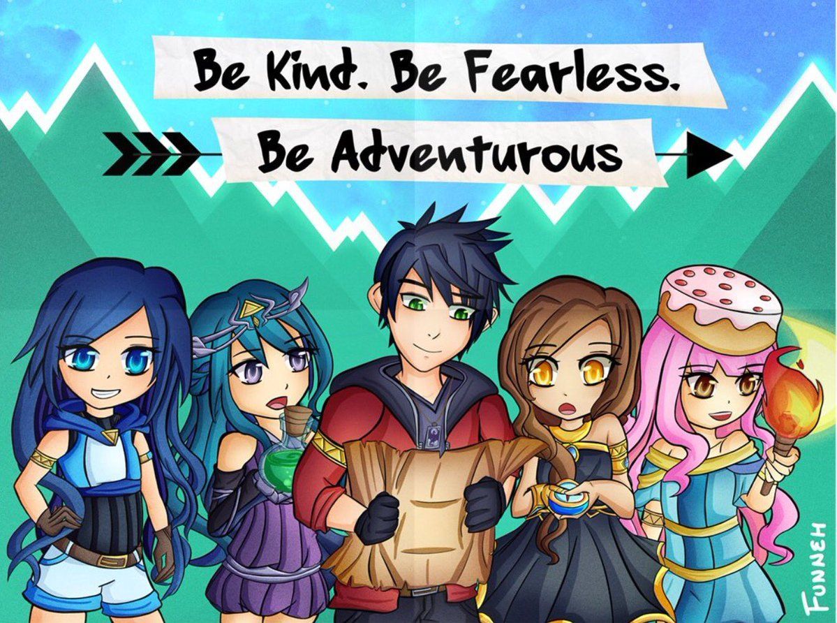 ItsFunneh Krew personaggi cartoon, 1199x892 HD, Desktop