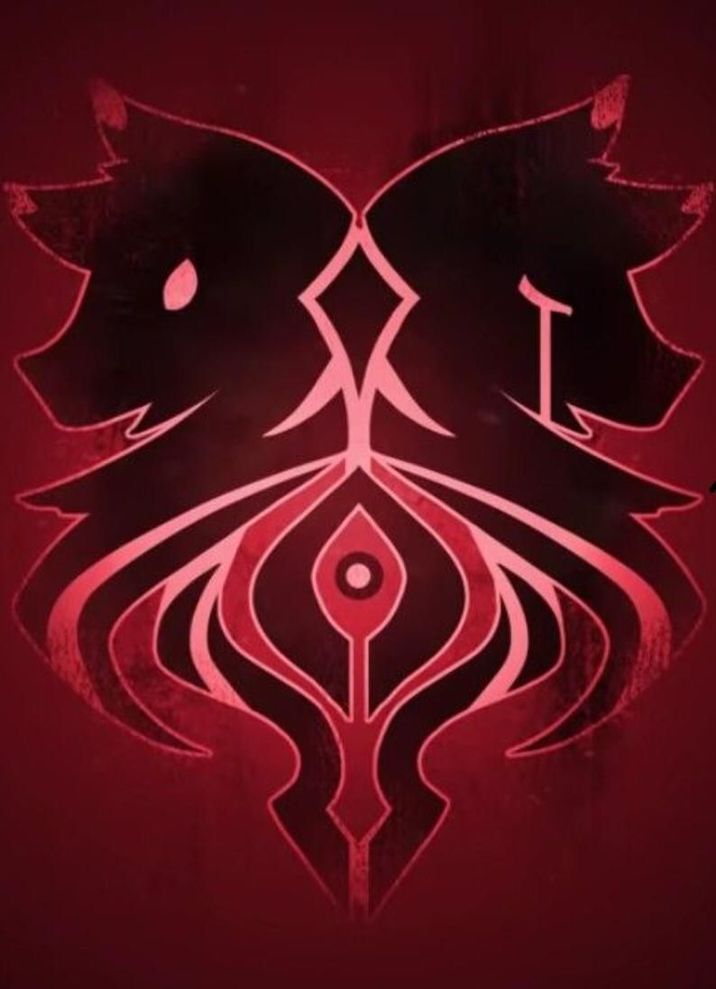 Emblema lupi Aphmau rosso, Jessica Bravura, 794x1097 Full HD Verticale, Smartphone