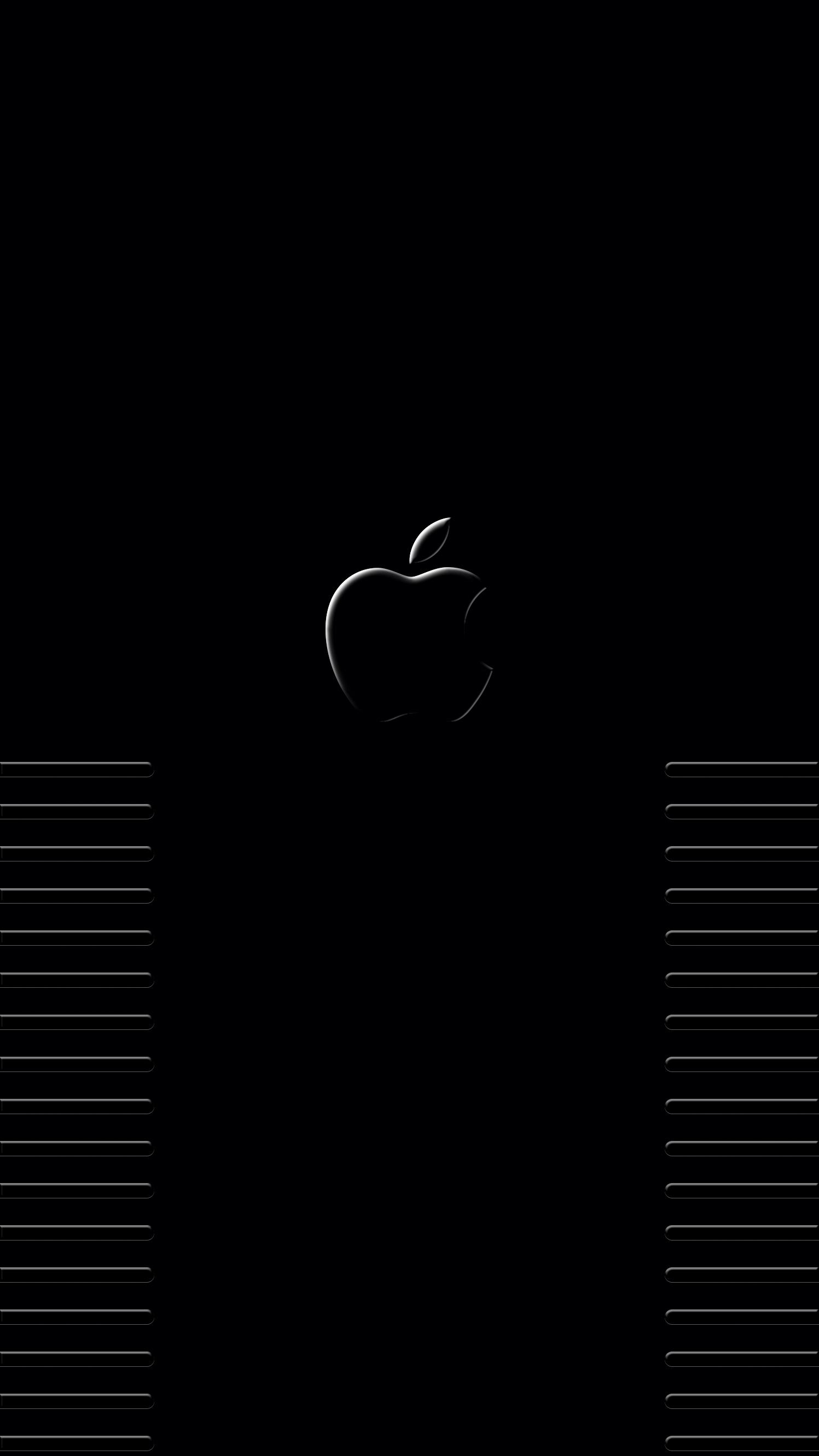 Logo Apple nero minimalista, azienda tech, 1497x2662 Full HD Verticale, iPhone Pro Max