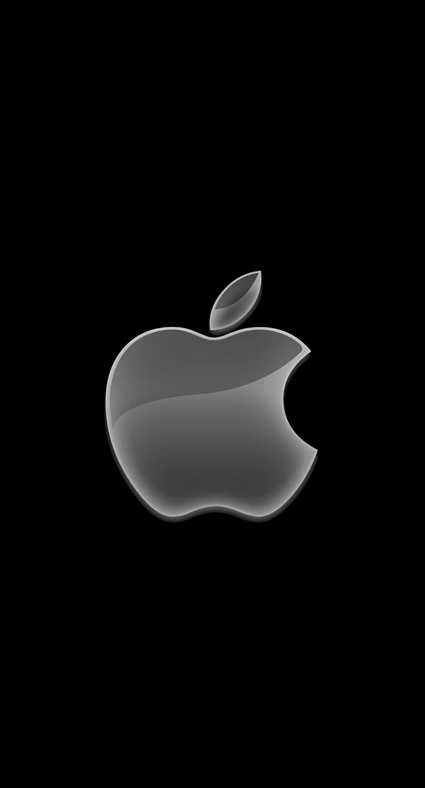 Logo Apple nero, 1398x2592 Verticale, iPhone Pro