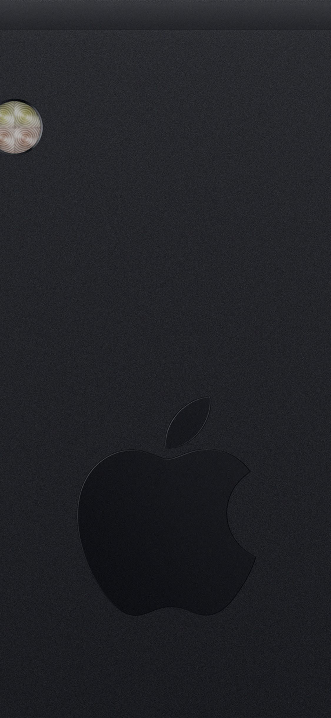 Logo Apple nero minimal, 1125x2436 Full HD Verticale, iPhone Pro