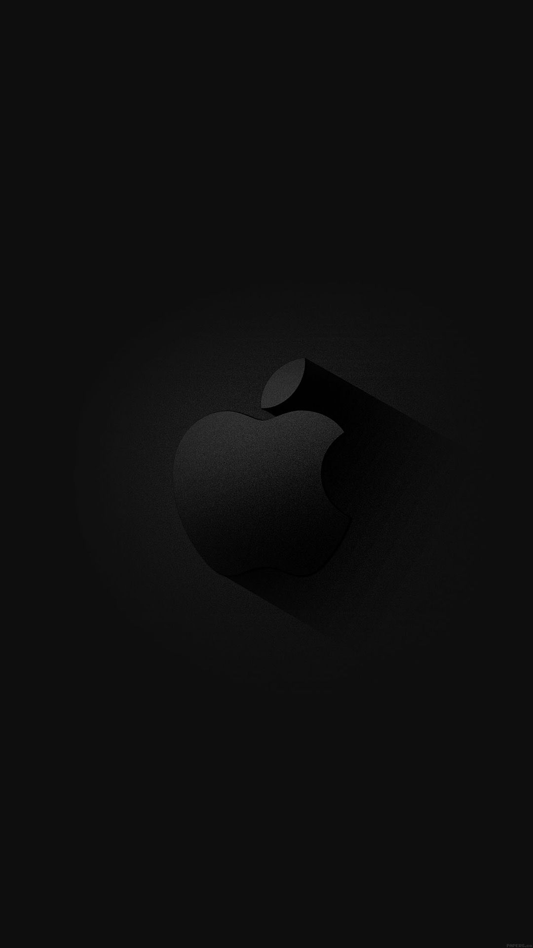 Logo Apple nero, azienda tech, 1080x1920 Verticale, iPhone Plus