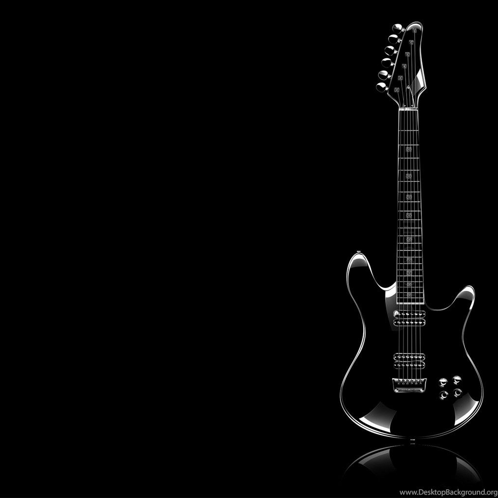 Chitarra elettrica nera, 1024x1024 HD, Laptop