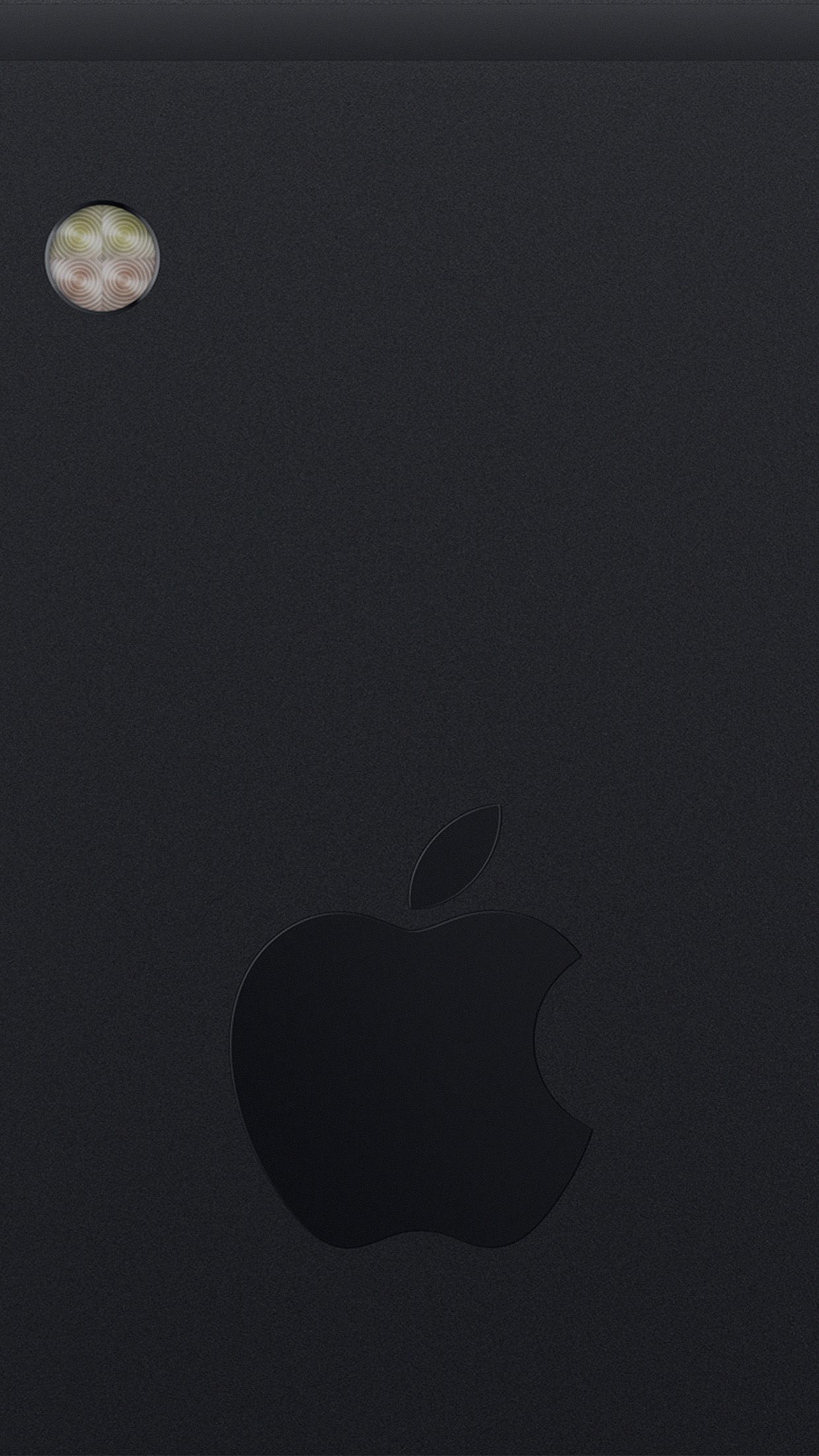 Retro iPhone nero logo Apple, 1242x2208 Verticale, iPhone Pro