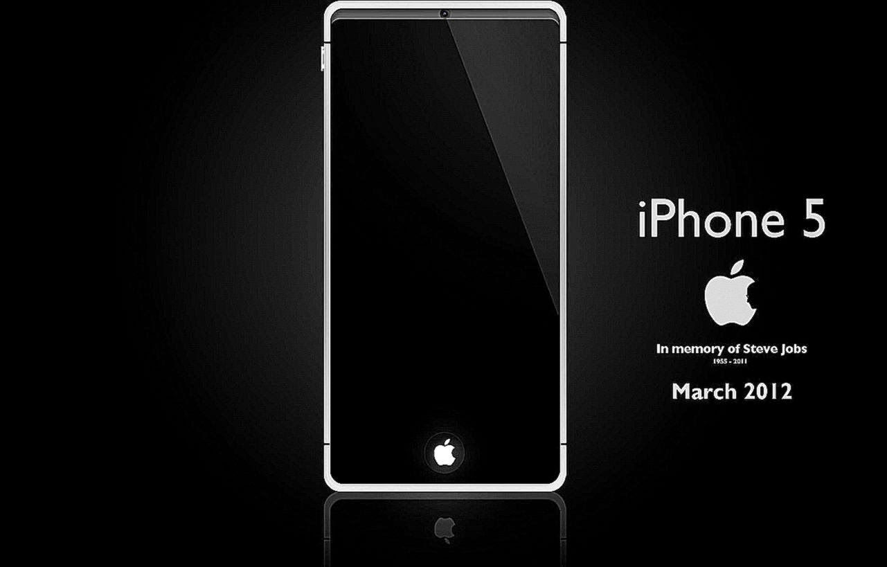 iPhone 5 concept nero, 1281x819 720p, PC