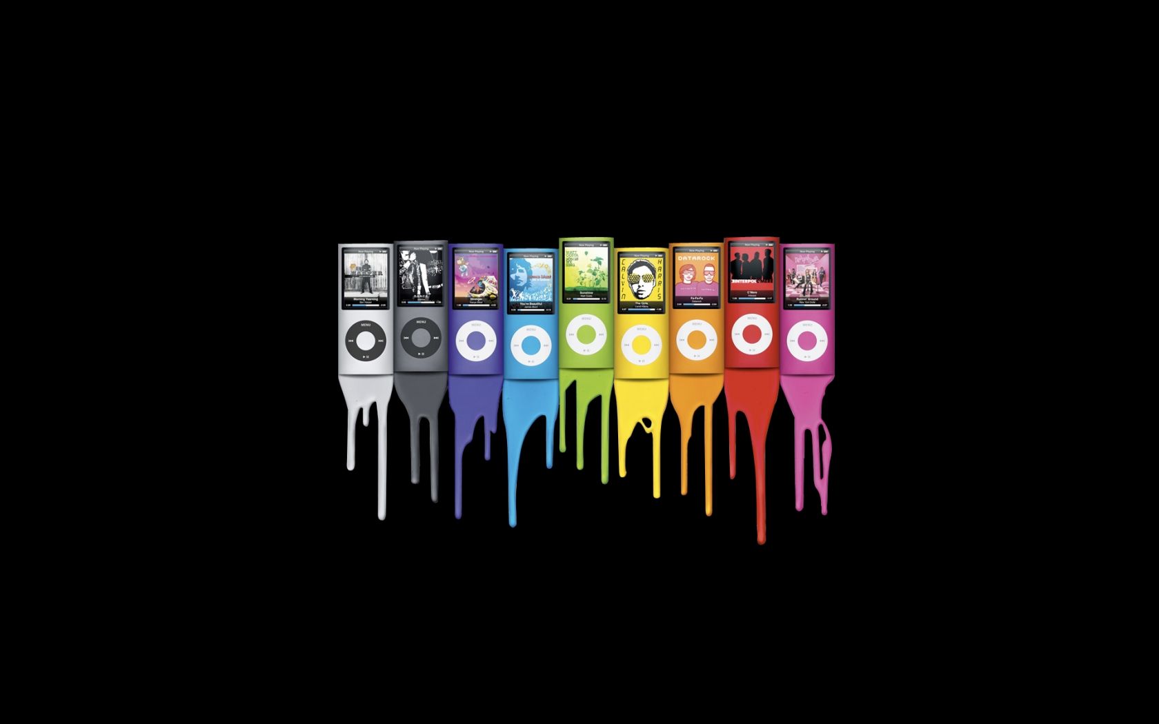 Logo Apple su nastro blu, 1280x800 720p, PC