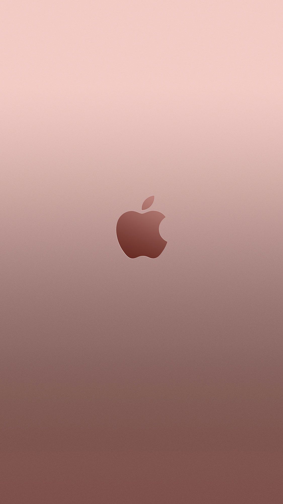 Logo Apple oro rosa, azienda tech, 1125x2001 Verticale, Mobile