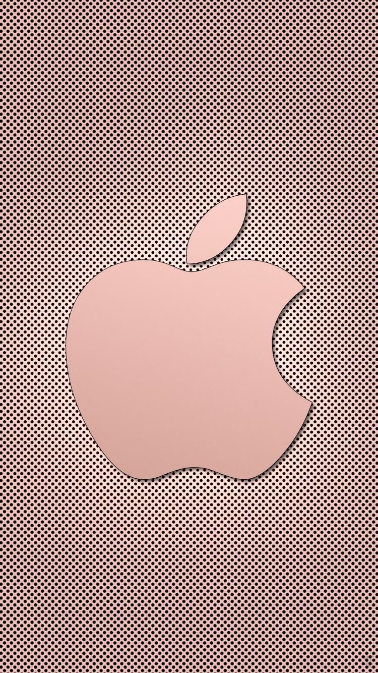 Logo Apple oro minimalista, 872x1635 Verticale, Mobile