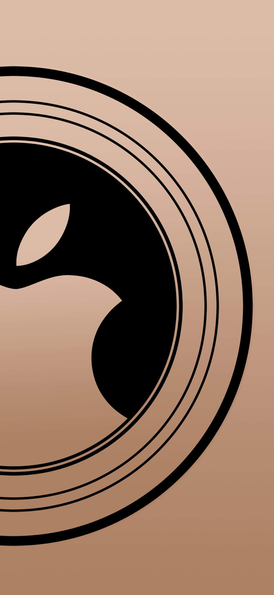 Logo Apple oro scuro, 1920x1080 Full HD 1080p, Desktop