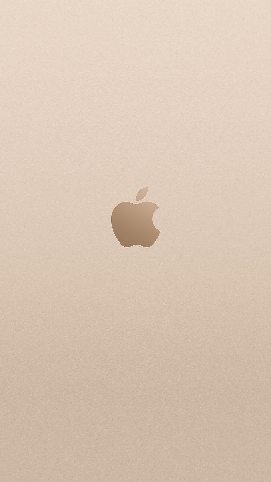 Logo Apple oro champagne, Cupertino, 1080x1920 Full HD Verticale, iPhone