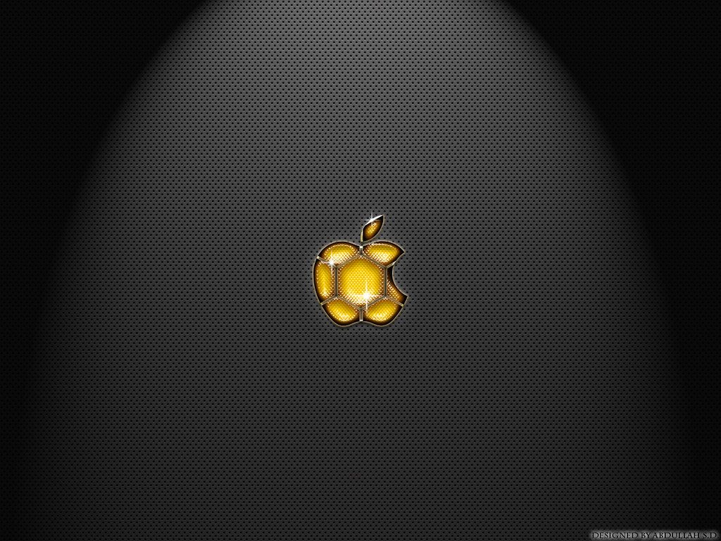 Logo Apple oro Think Different, 1920x1200 Full HD+, Desktop
