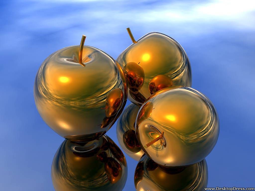 Logo Apple oro sfocato, 2560x1600 WQXGA, Desktop