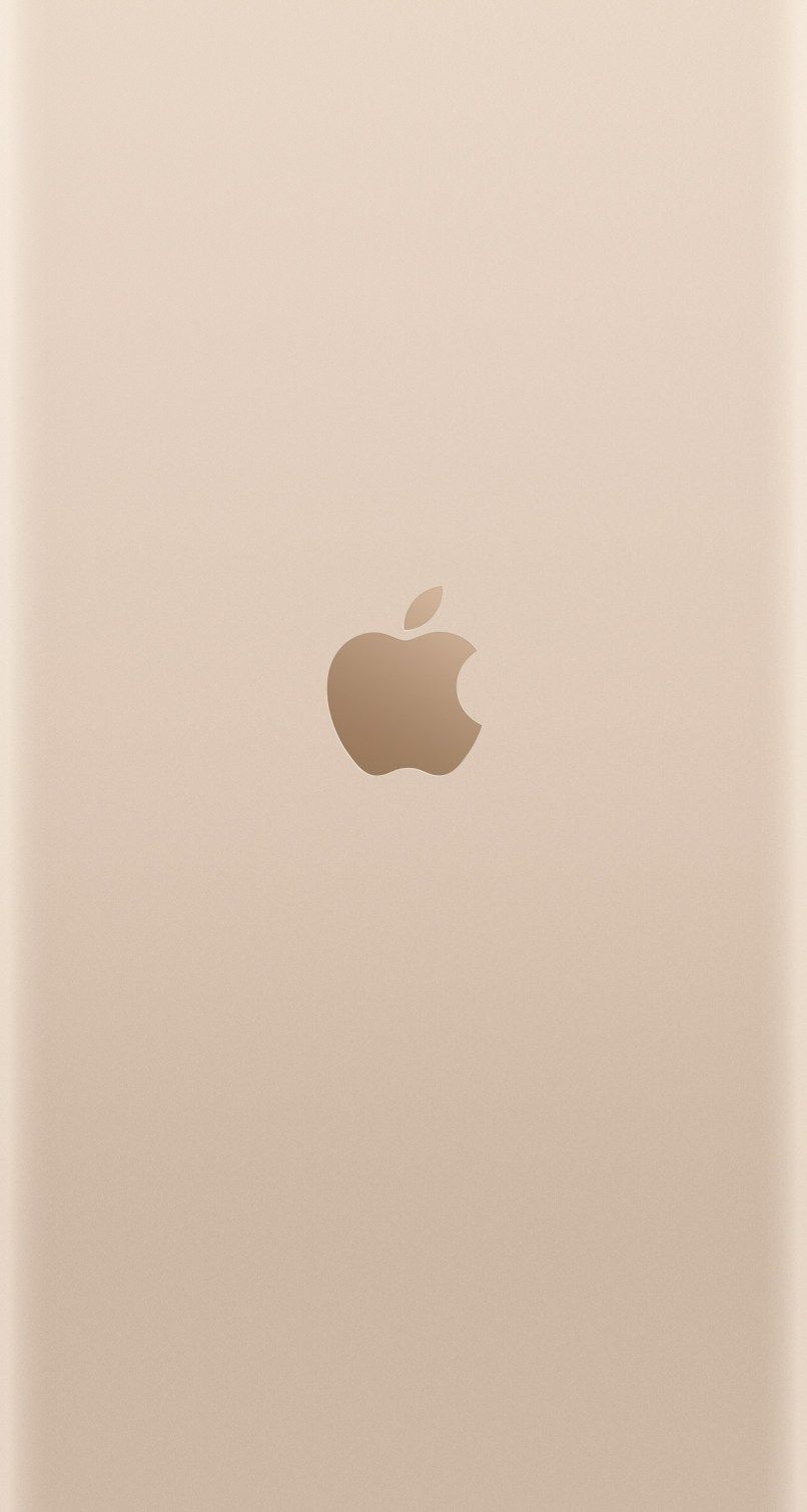 Logo Apple minimal oro, 736x1377 Full HD Verticale, iPhone