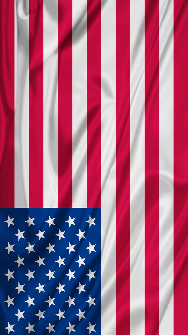 Bandiera americana stelle strisce, 750x1334 Full HD Verticale, iPhone
