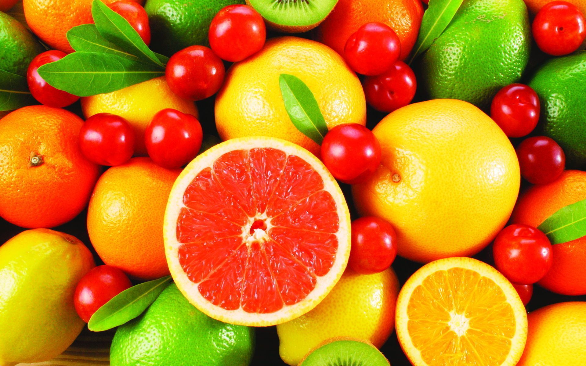 Agrumi e frutta colorata, 1920x1200 WUXGA, PC