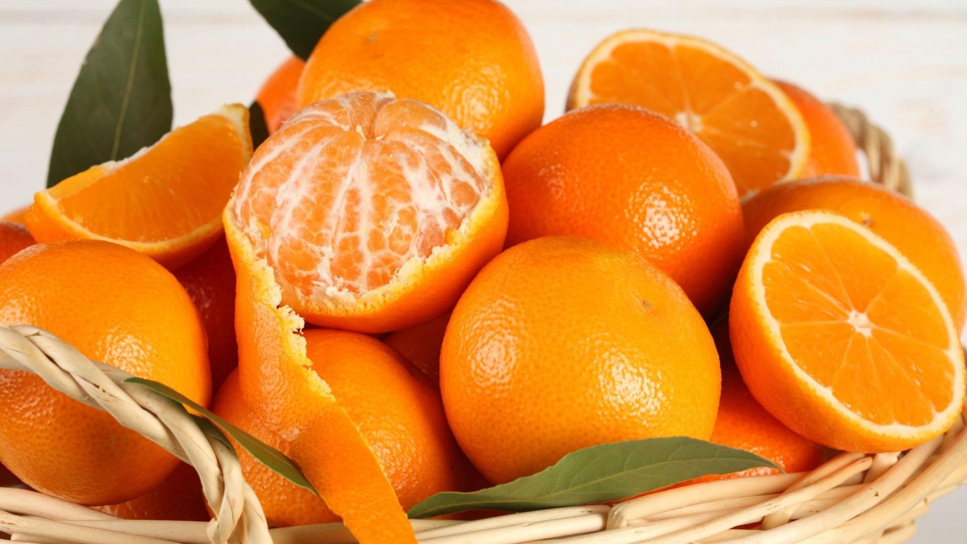 Cesto di arance fresche, 1920x1080 Full HD, Desktop