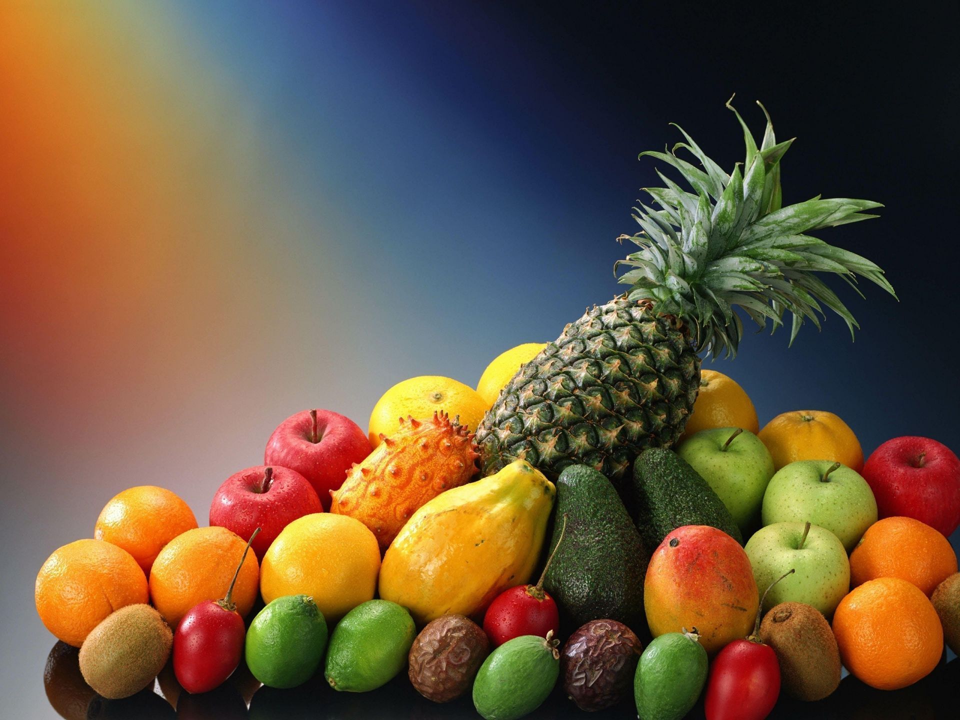 composizione frutta con ananas, 1920x1440 WUXGA, Desktop
