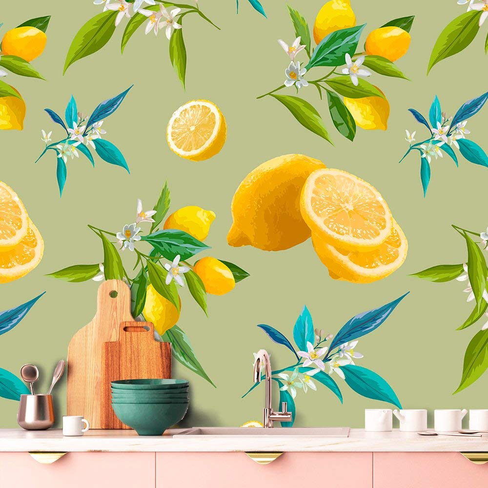 motivo limoni cucina illustrato, 1000x1000 HD, Desktop