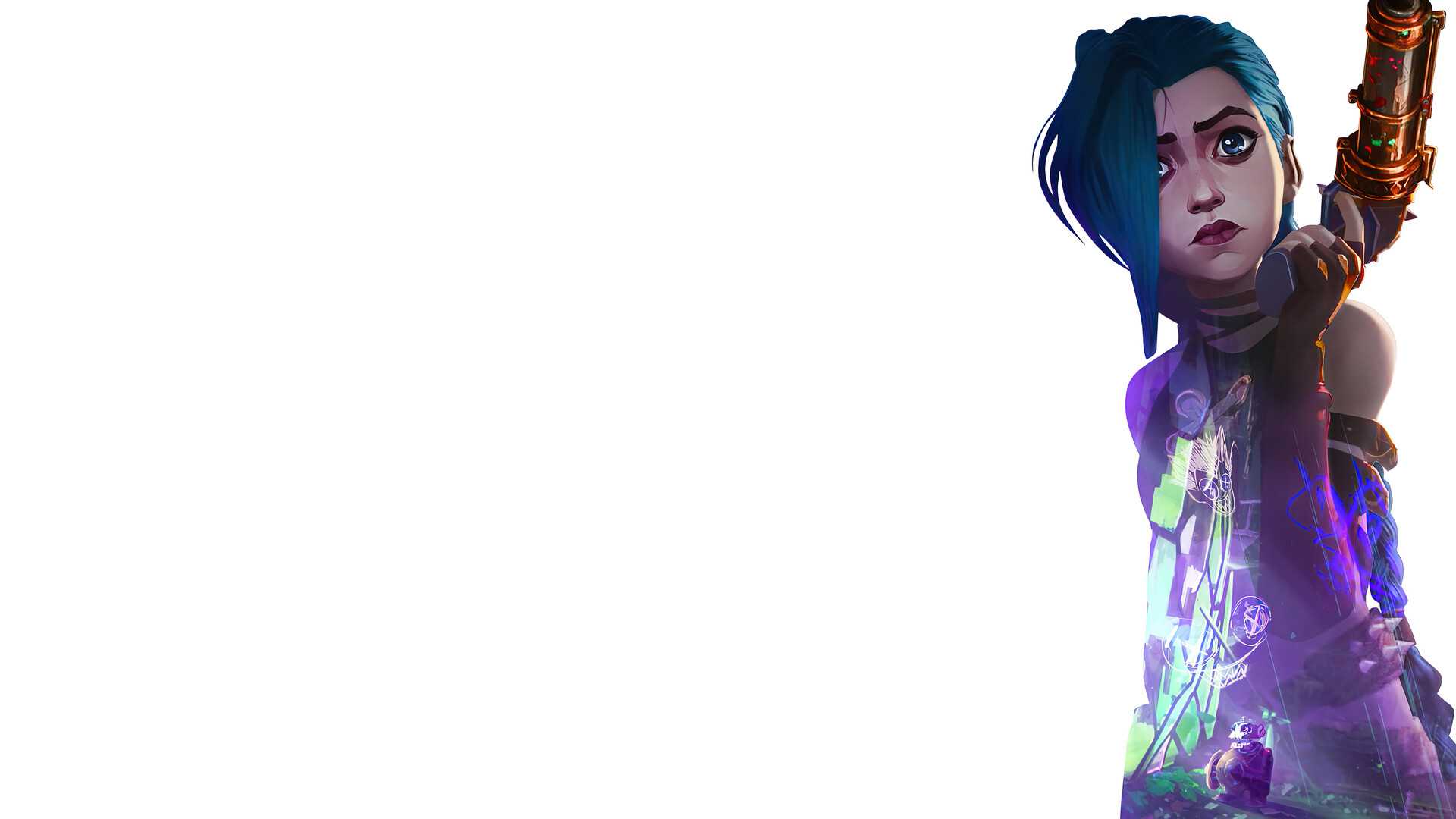Jinx Arcane League of Legends, 1920x1080 1080p, Desktop