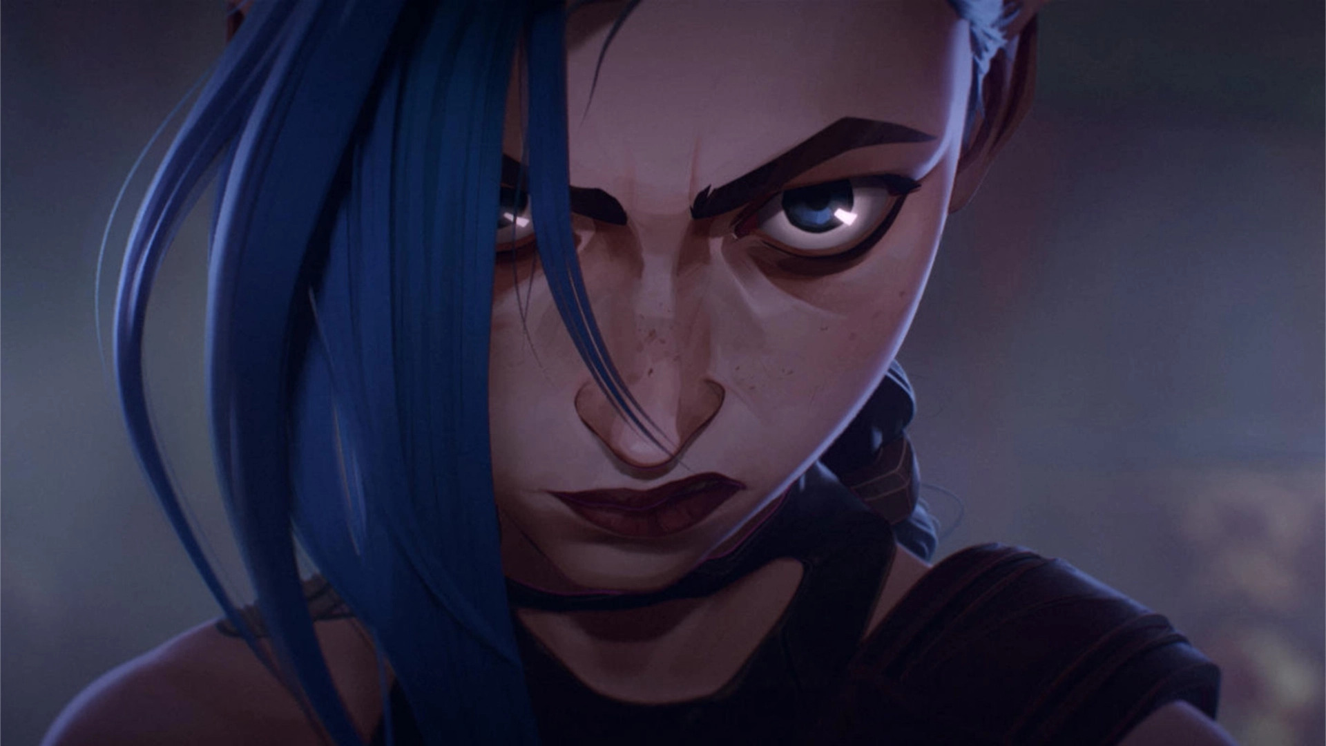 Jinx Arcane capelli blu, 1920x1080 1080p, Desktop