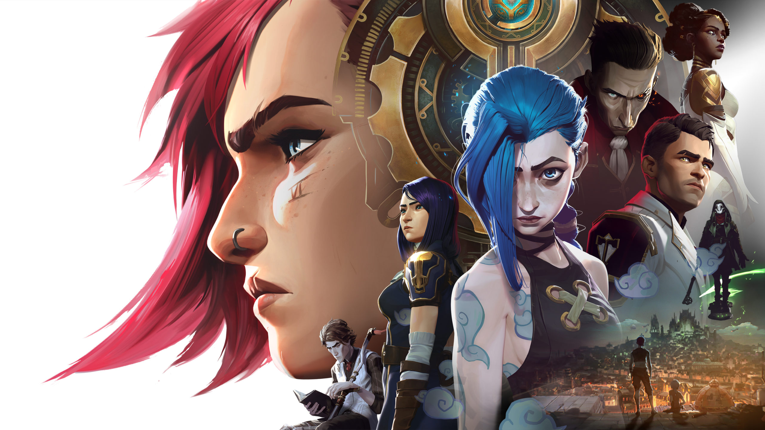 Arcane Vi e Jinx, 2560x1440 2K QHD, PC