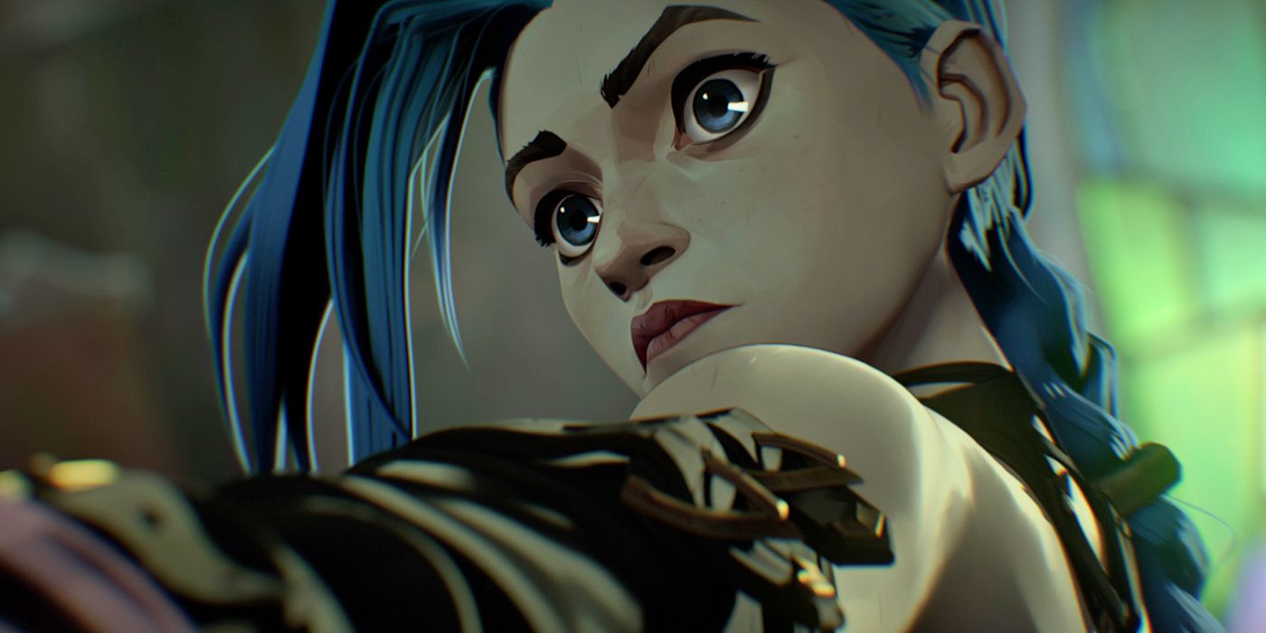 Jinx Arcane League of Legends, 1400x700 HD, Desktop