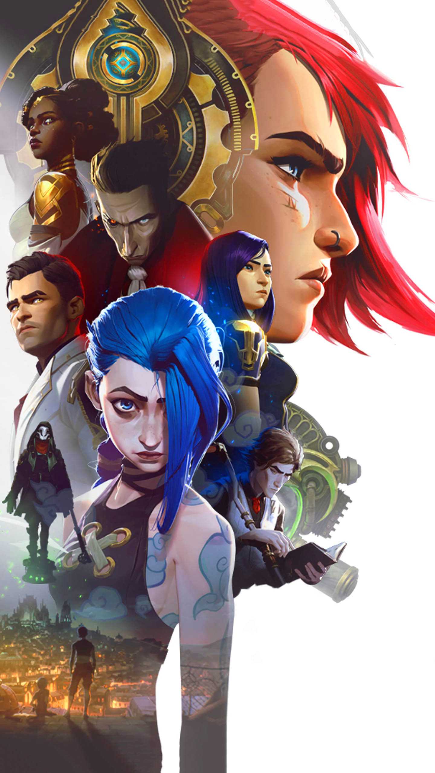 Personaggi Arcane League of Legends, Riot Games, 1440x2560 Full HD Verticale, iPhone