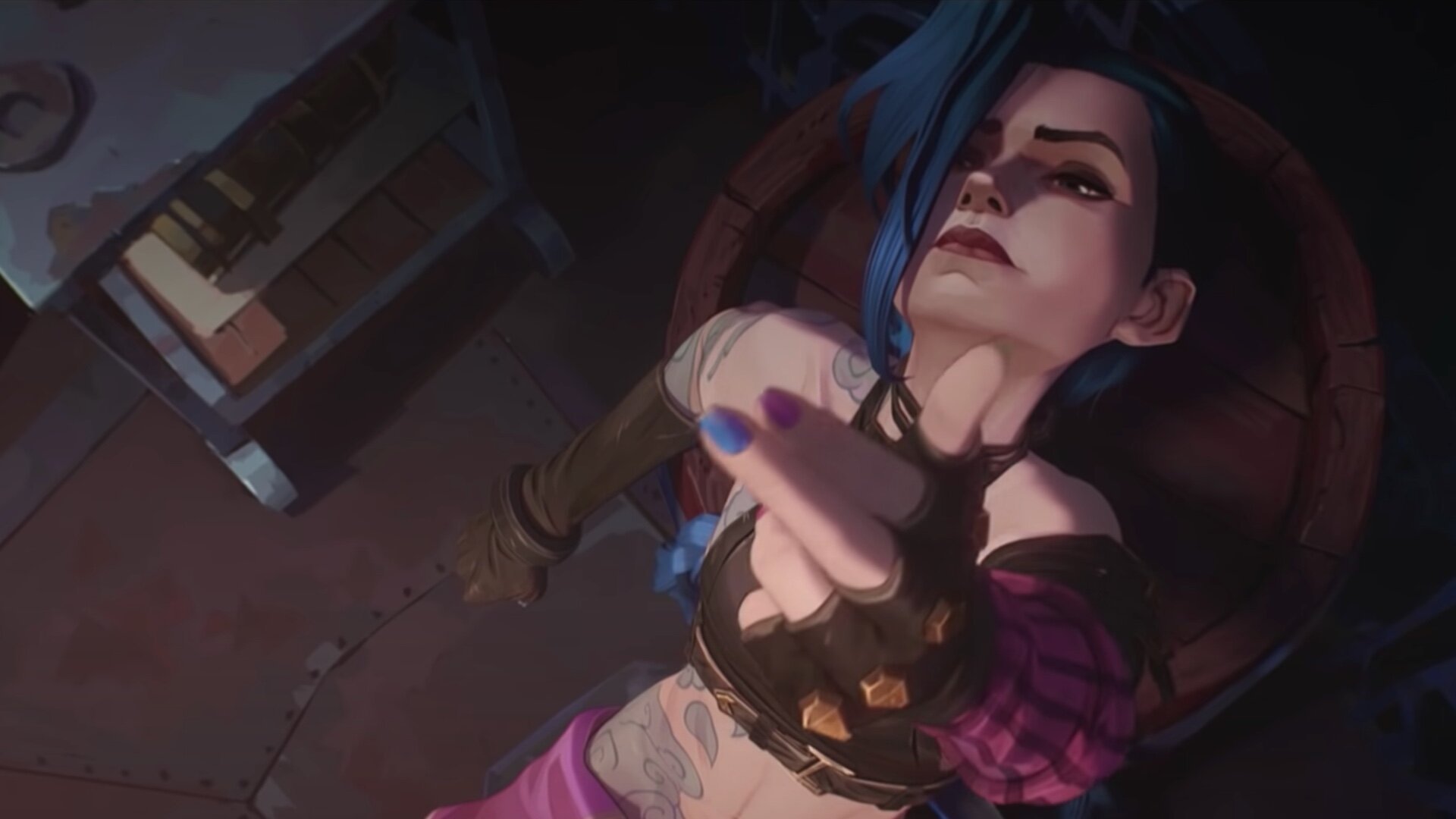 Jinx Arcane League of Legends, MOBA, 1920x1080 Full HD, Desktop