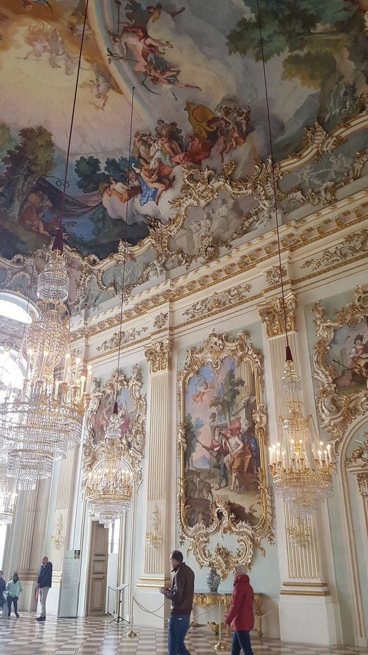 Sala barocca affreschi dorati, 720x1280 Verticale, Telefono