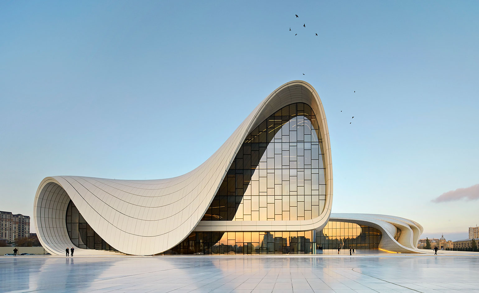 Centro Heydar Aliyev Baku, 1540x944 HD, Desktop