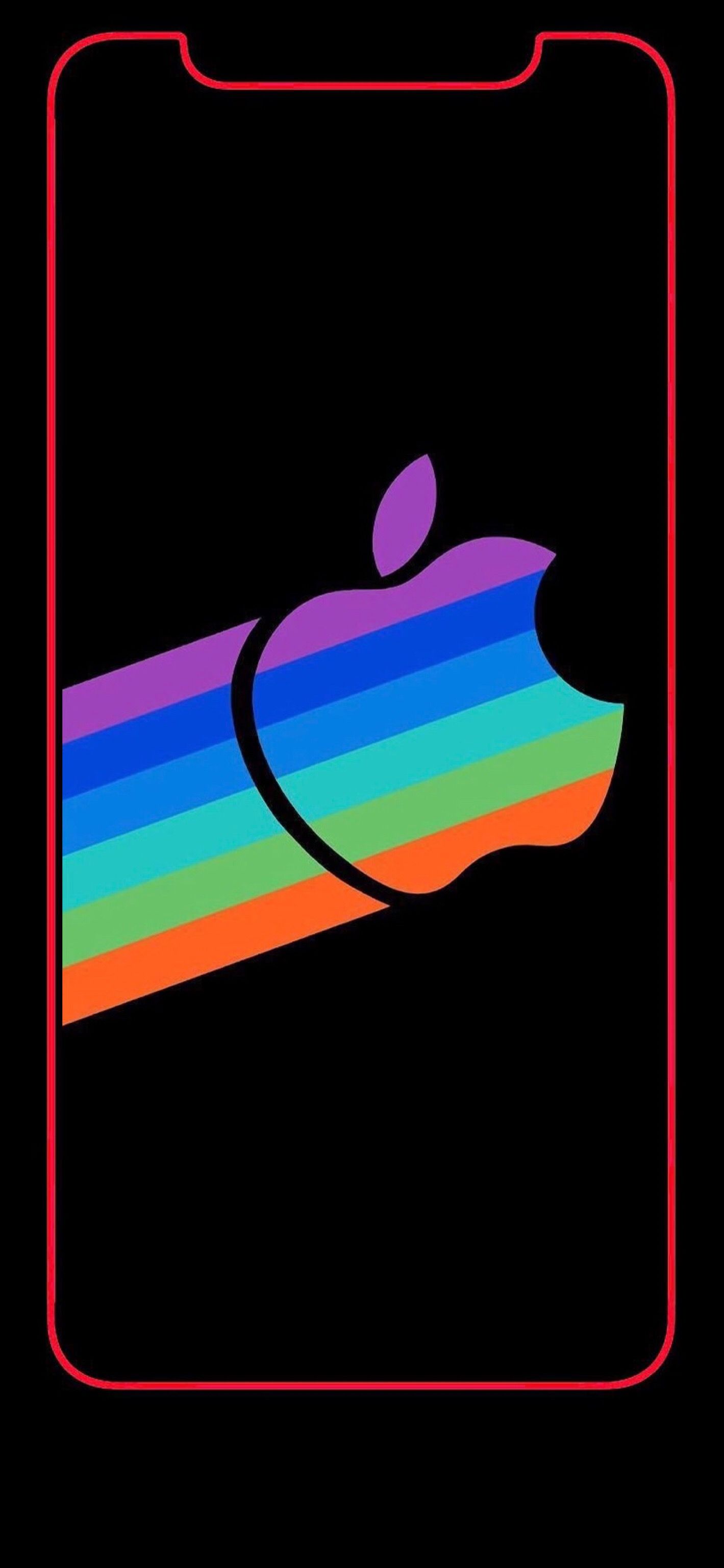 logo Apple arcobaleno, azienda tech, 1419x3072 Verticale, iPhone Air