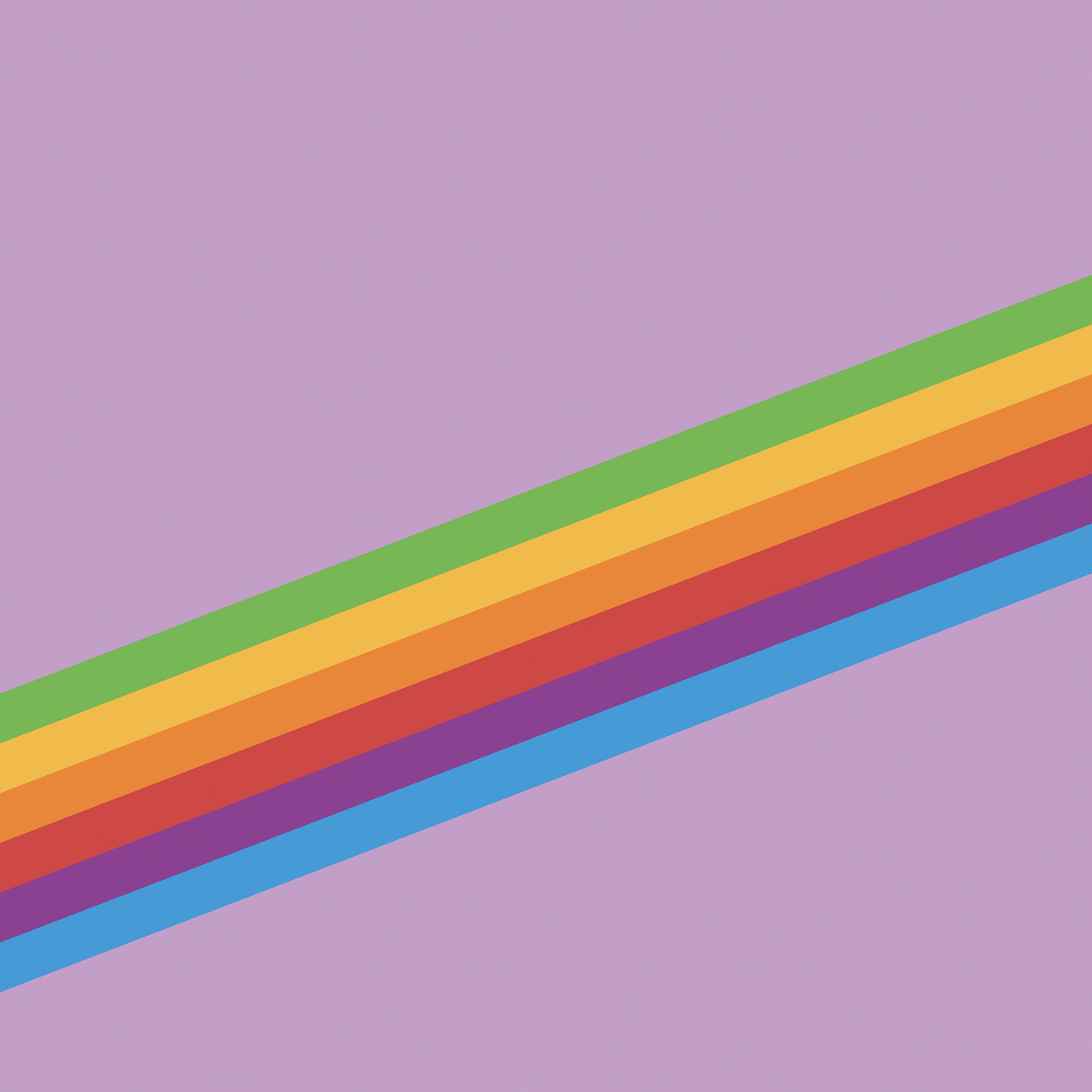 Strisce arcobaleno diagonali viola, 2524x2524 Hi-Res, PC