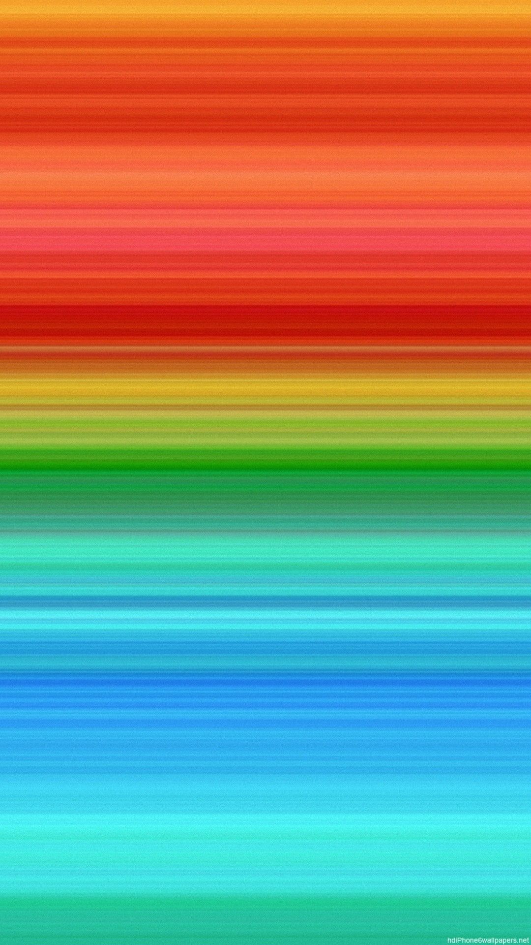 Strisce orizzontali arcobaleno, 1080x1920 Full HD Verticale, iPhone Plus