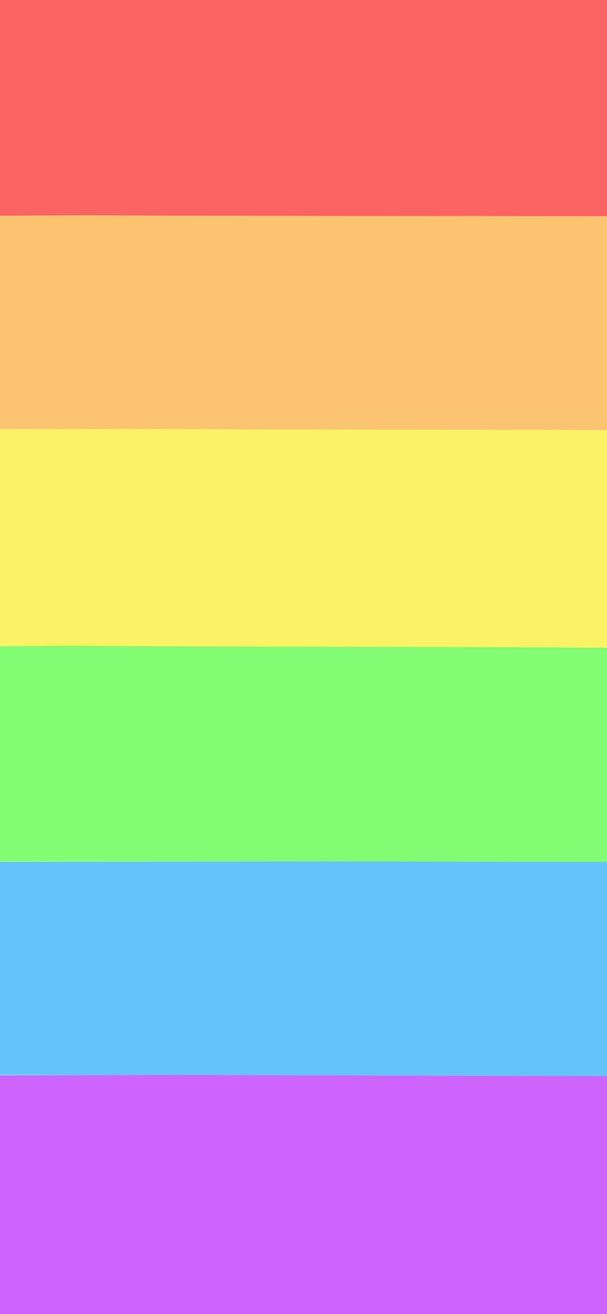strisce arcobaleno pastello, 607x1314 Full HD Verticale, iPhone Plus