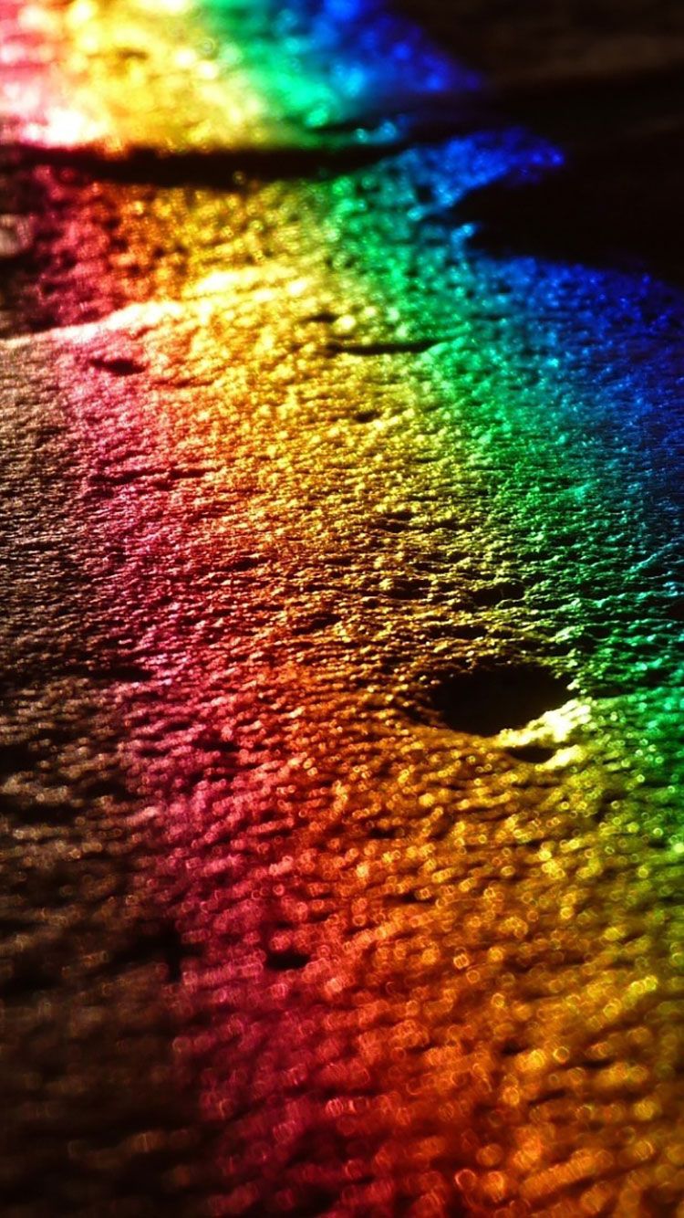 Arcobaleno su roccia texture, 750x1334 Full HD Verticale, iPhone Pro Max