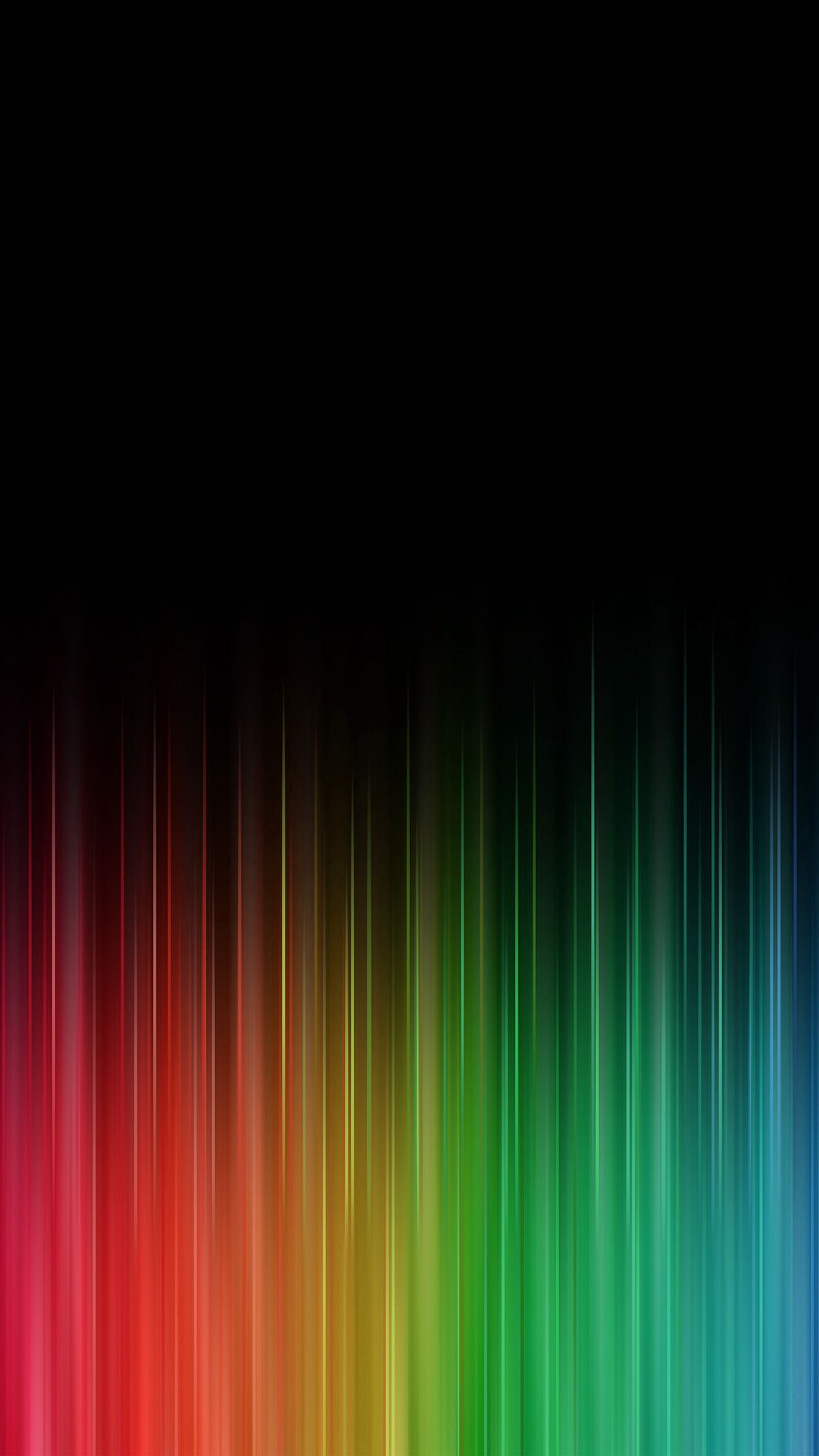 Linee arcobaleno verticali astratte, 1242x2208 Verticale, iPhone Air