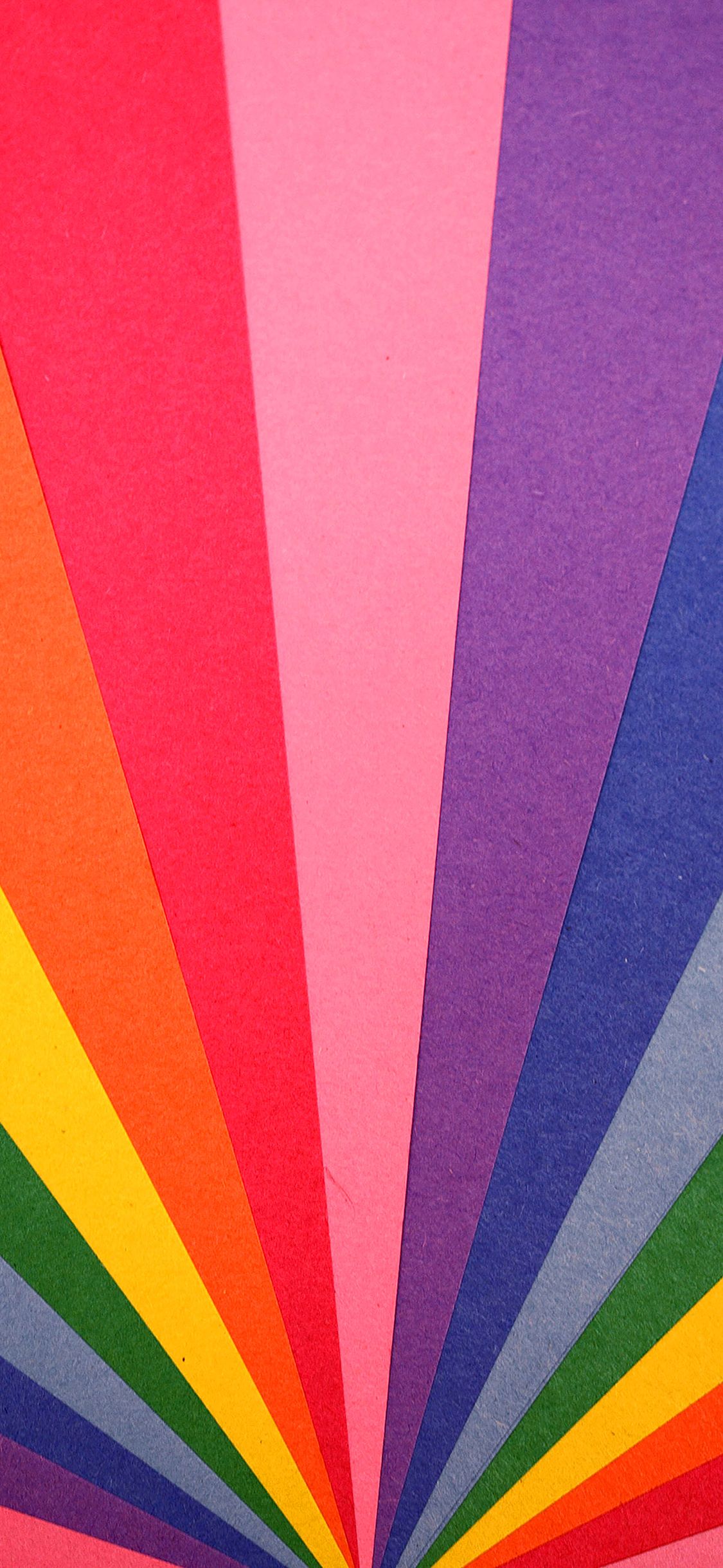Raggi di carta arcobaleno, 1125x2436 Full HD Verticale, iPhone Pro Max