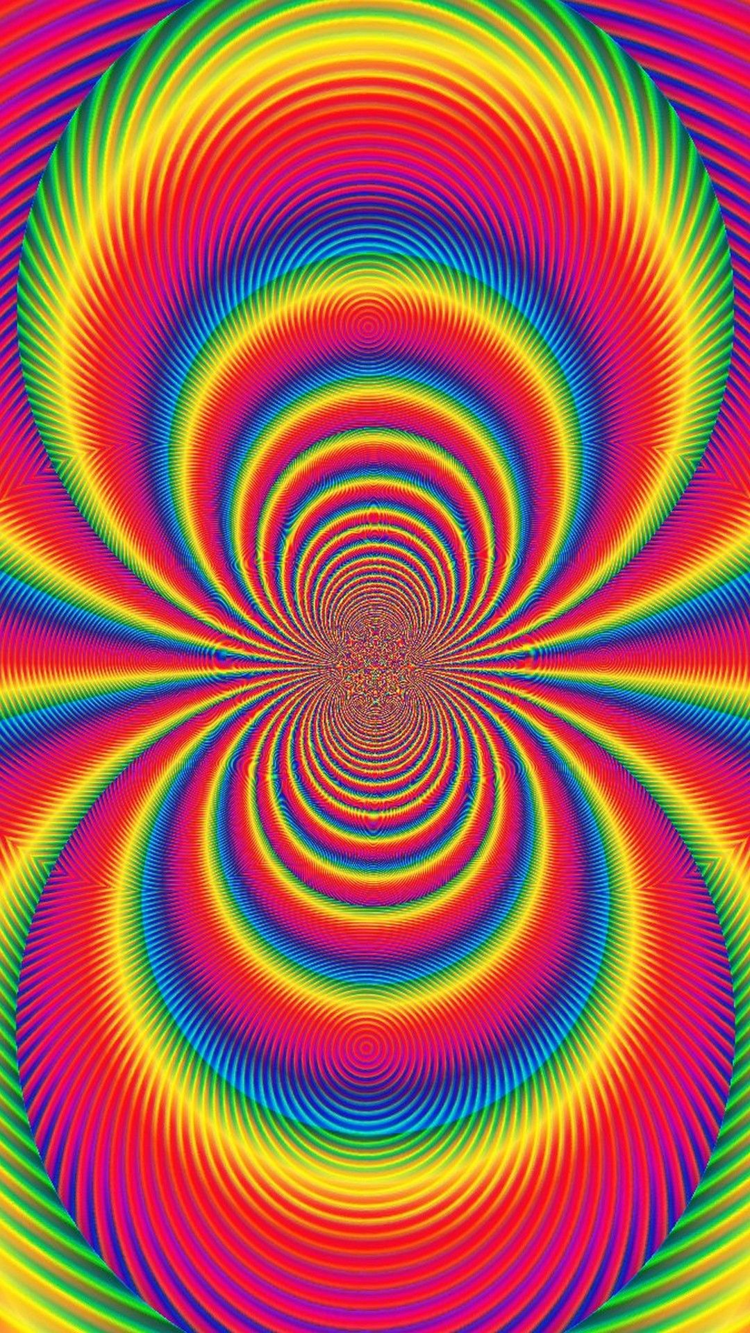 Spirale arcobaleno ipnotica astratta, 1080x1920 Verticale, Samsung Galaxy