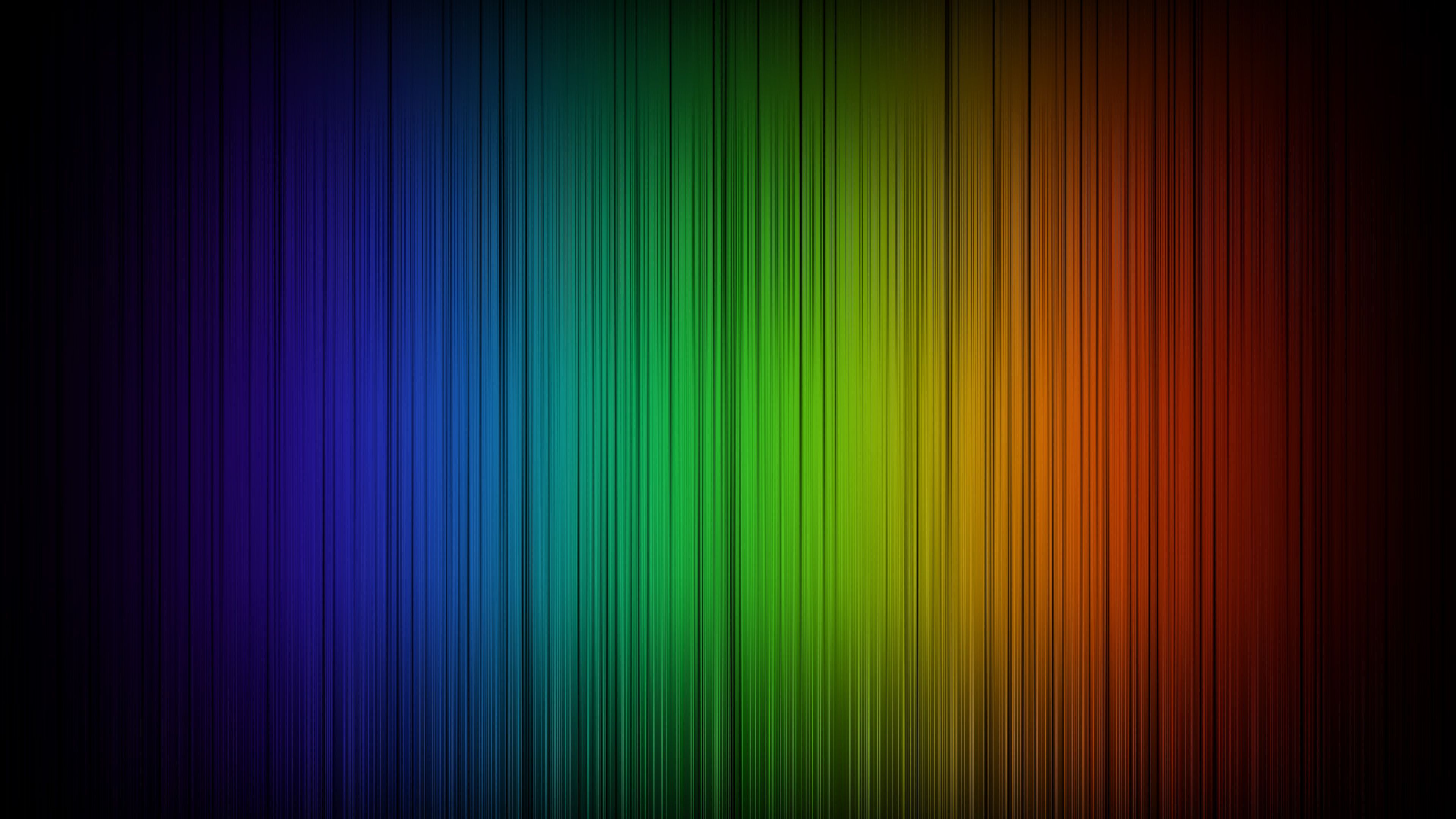 Linee verticali arcobaleno colorate, 3840x2160 Ultra HD, 4K TV