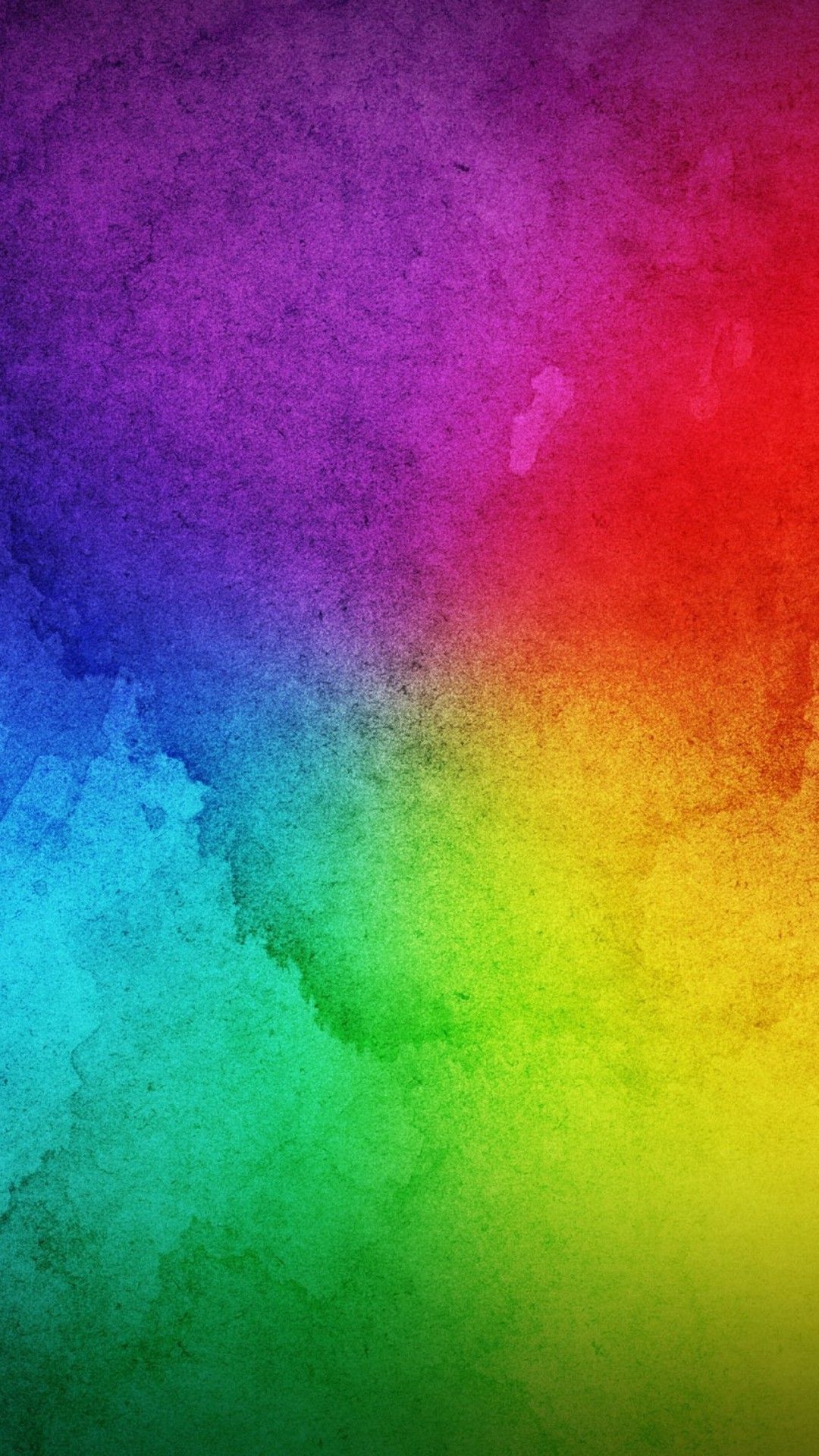 Sfondo texture arcobaleno acquerello, 1080x1920 Verticale, Mobile