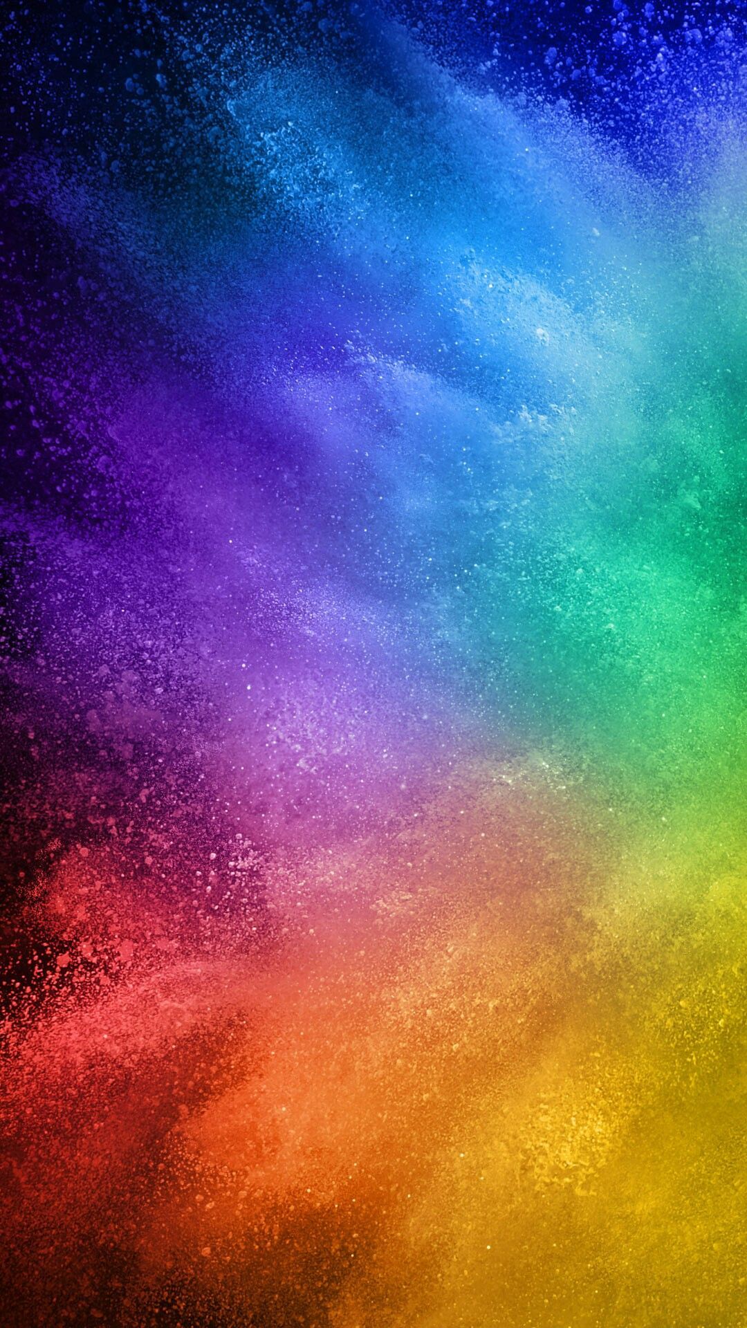 Polvere colorata arcobaleno astratta, 1080x1920 Full HD Verticale, Samsung Galaxy