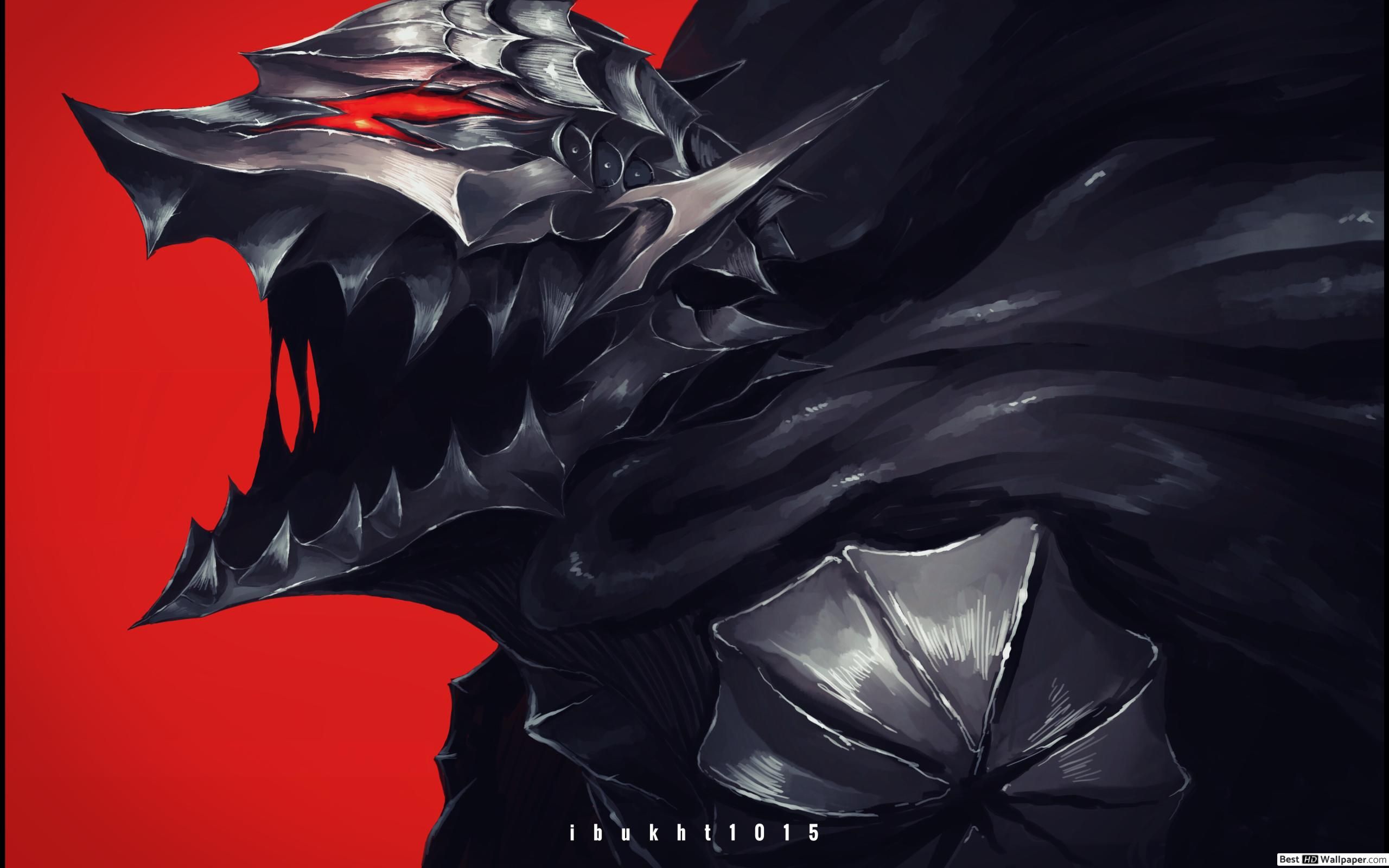 Armatura Berserker Guts sfondo rosso, 2560x1600 WQXGA, PC