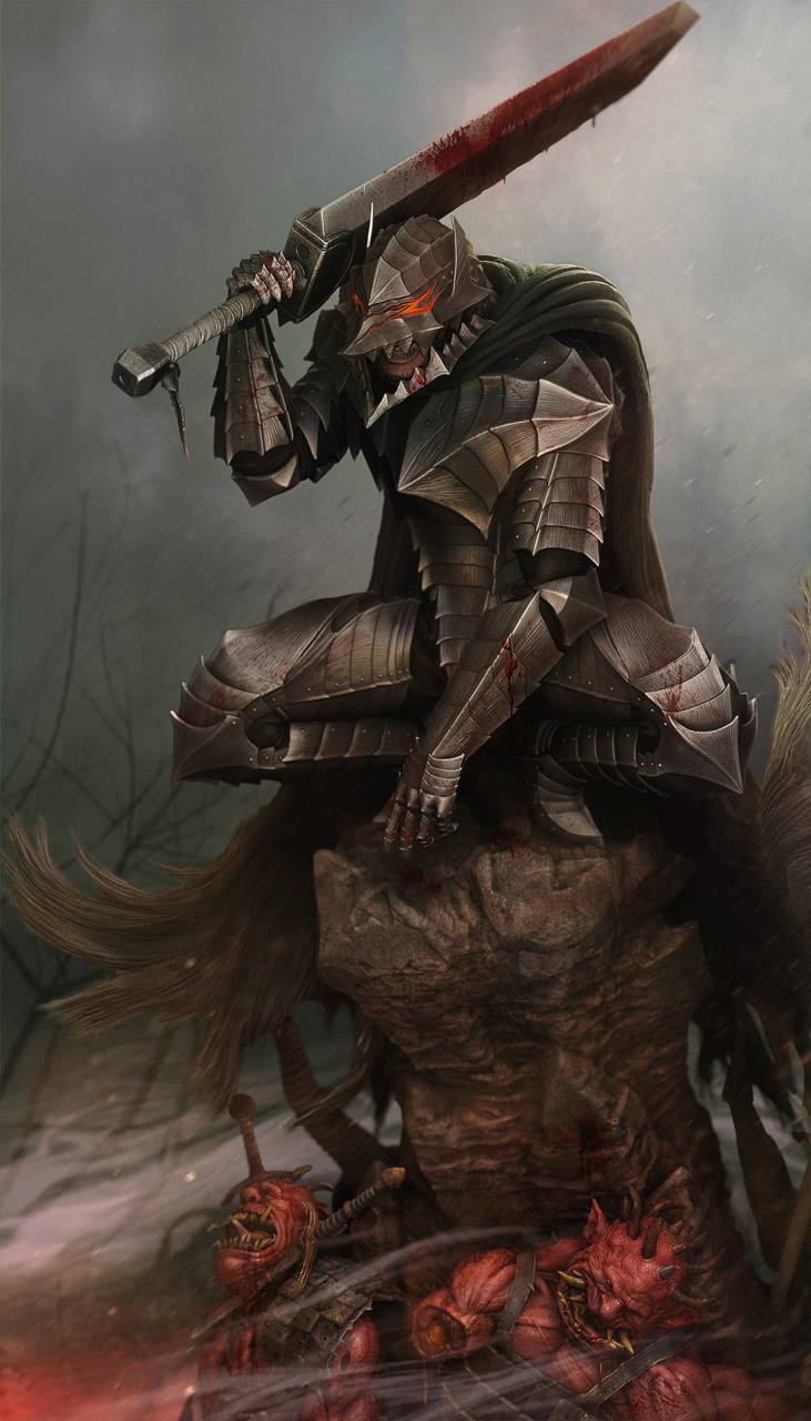 Guerriero Guts Armatura Berserk, 731x1280 Verticale, Mobile