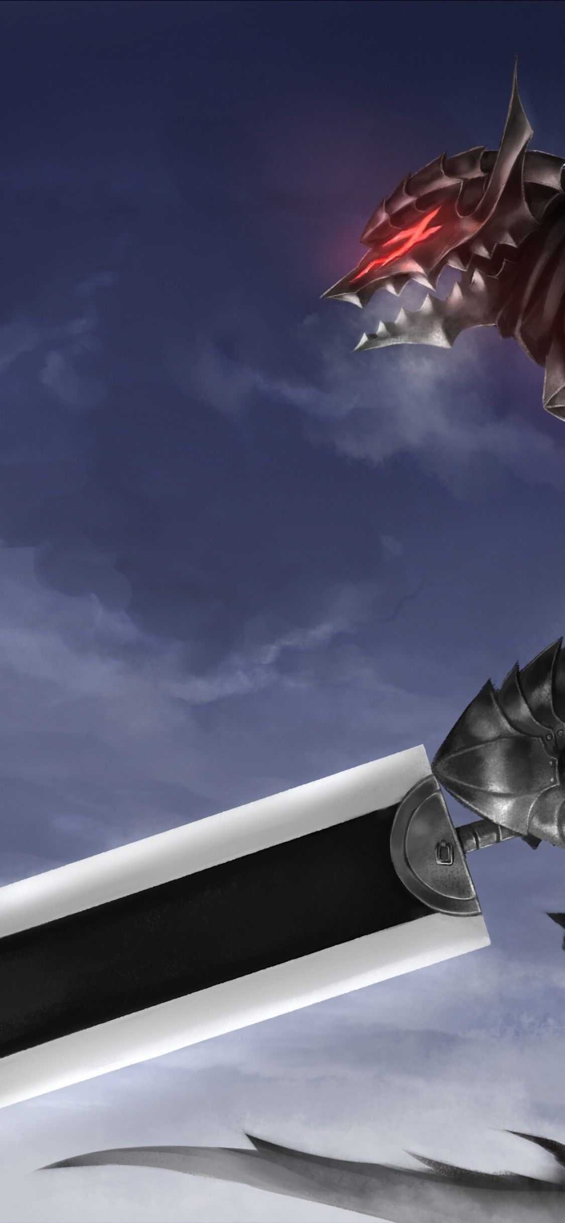 Guts Armatura Berserker, spada gigante, 1125x2436 Verticale, Mobile